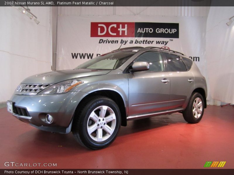Platinum Pearl Matallic / Charcoal 2007 Nissan Murano SL AWD