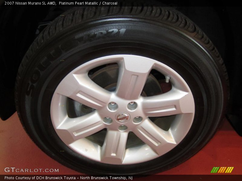 Platinum Pearl Matallic / Charcoal 2007 Nissan Murano SL AWD