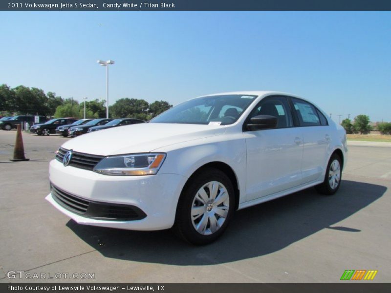 Candy White / Titan Black 2011 Volkswagen Jetta S Sedan