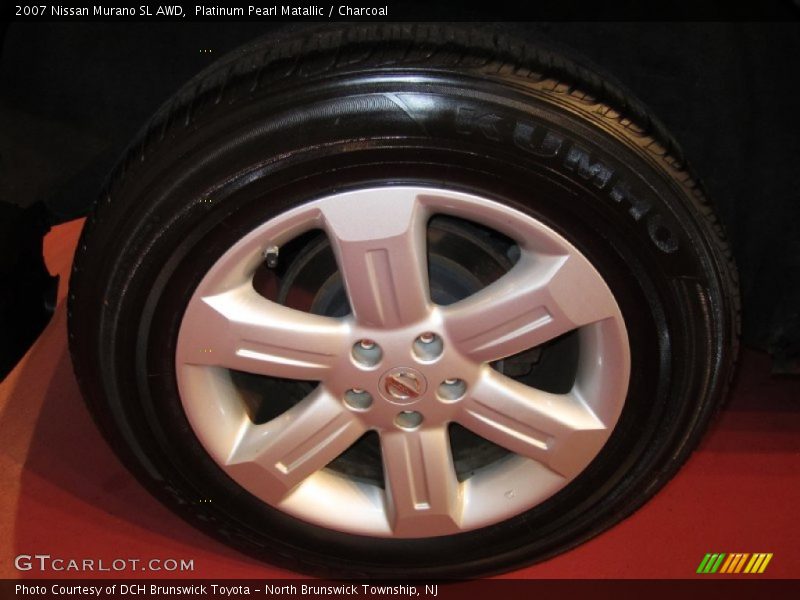 Platinum Pearl Matallic / Charcoal 2007 Nissan Murano SL AWD