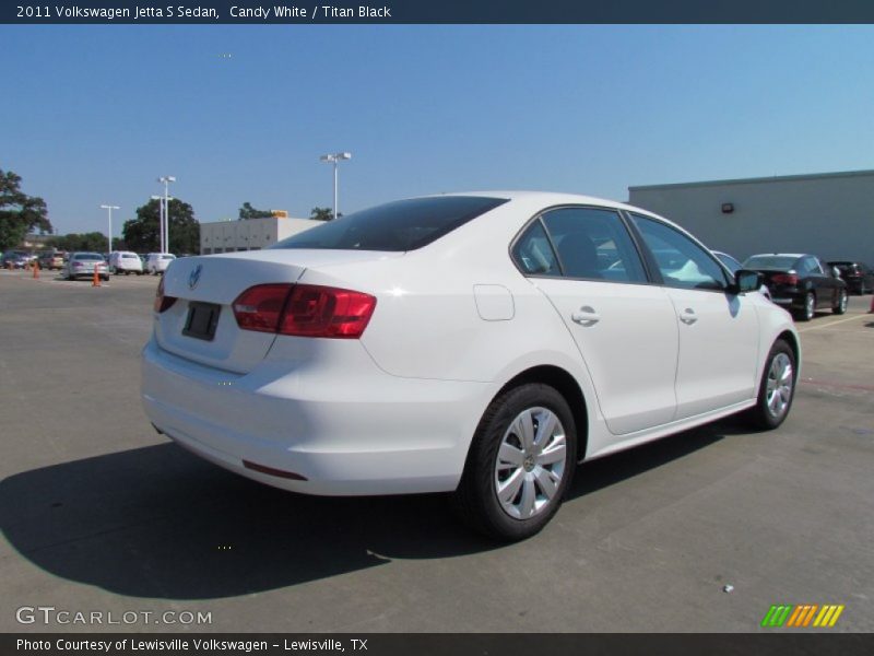 Candy White / Titan Black 2011 Volkswagen Jetta S Sedan