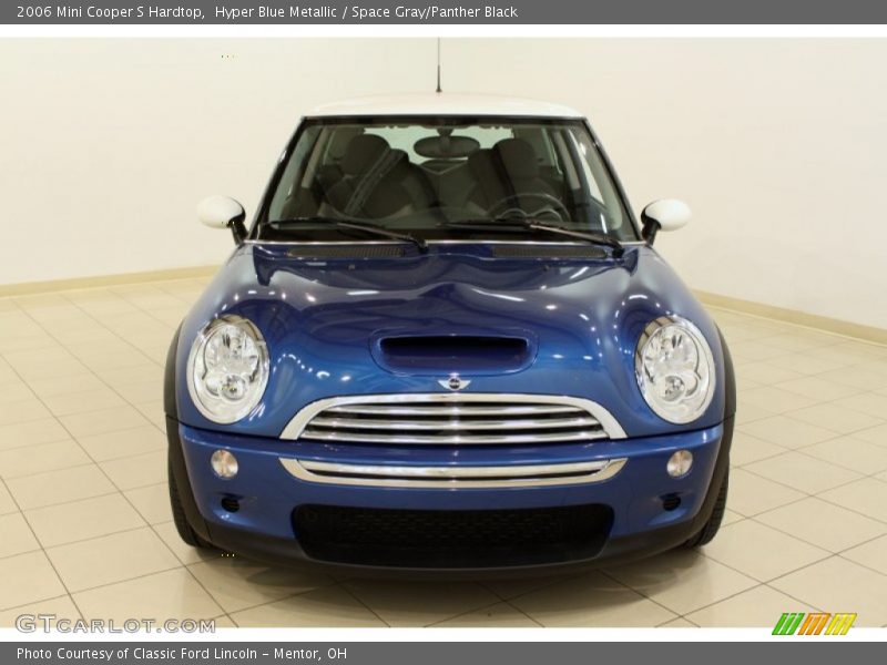 Hyper Blue Metallic / Space Gray/Panther Black 2006 Mini Cooper S Hardtop