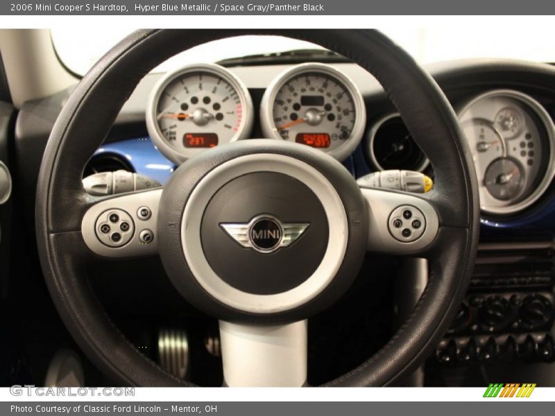 Hyper Blue Metallic / Space Gray/Panther Black 2006 Mini Cooper S Hardtop