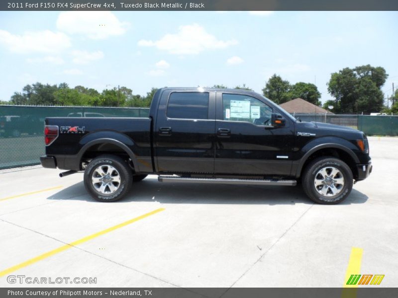 Tuxedo Black Metallic / Black 2011 Ford F150 FX4 SuperCrew 4x4