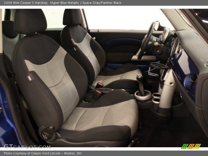 Hyper Blue Metallic / Space Gray/Panther Black 2006 Mini Cooper S Hardtop
