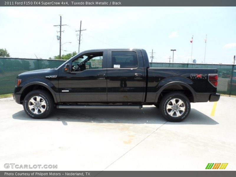 Tuxedo Black Metallic / Black 2011 Ford F150 FX4 SuperCrew 4x4