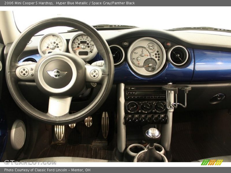 Hyper Blue Metallic / Space Gray/Panther Black 2006 Mini Cooper S Hardtop