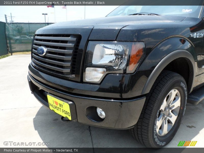 Tuxedo Black Metallic / Black 2011 Ford F150 FX4 SuperCrew 4x4