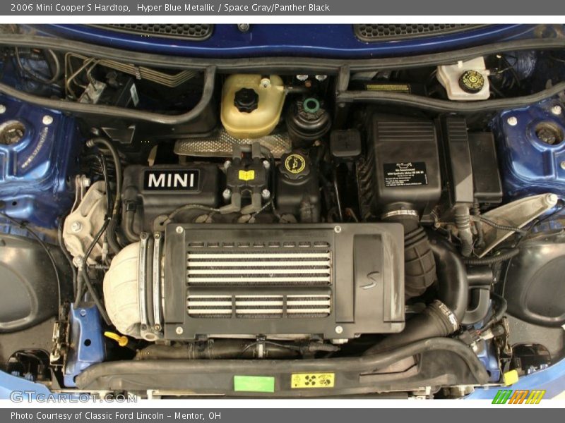 Hyper Blue Metallic / Space Gray/Panther Black 2006 Mini Cooper S Hardtop