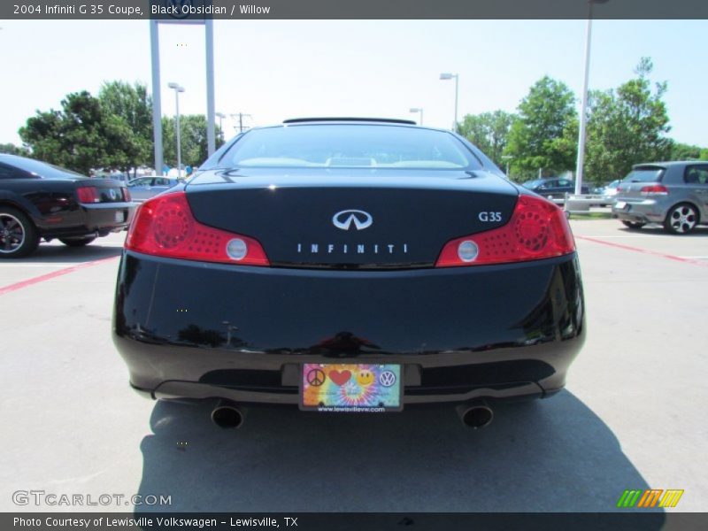 Black Obsidian / Willow 2004 Infiniti G 35 Coupe
