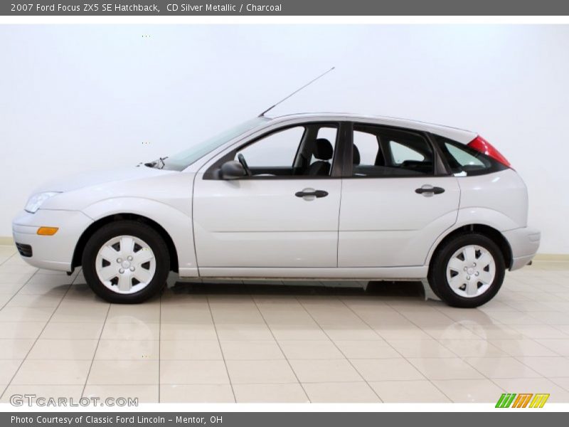 CD Silver Metallic / Charcoal 2007 Ford Focus ZX5 SE Hatchback