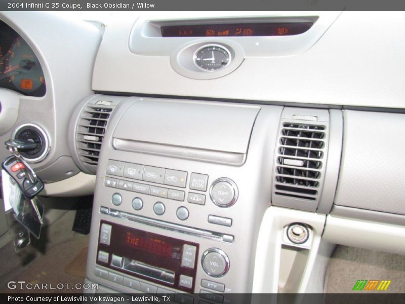 Black Obsidian / Willow 2004 Infiniti G 35 Coupe