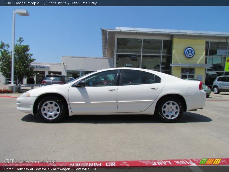 Stone White / Dark Slate Gray 2002 Dodge Intrepid SE