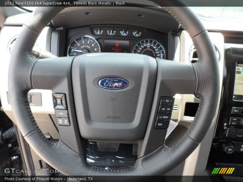 Tuxedo Black Metallic / Black 2011 Ford F150 FX4 SuperCrew 4x4