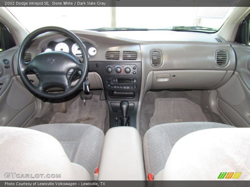 Stone White / Dark Slate Gray 2002 Dodge Intrepid SE