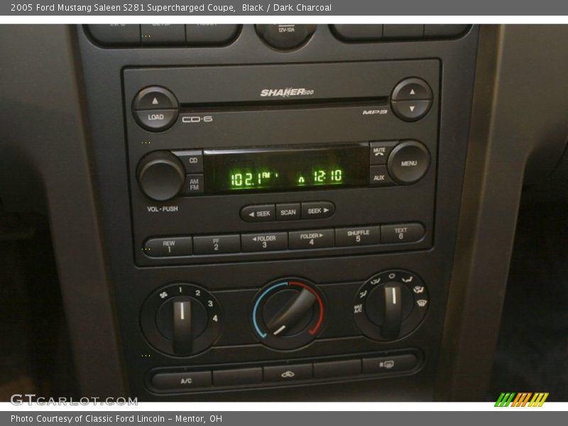 Controls of 2005 Mustang Saleen S281 Supercharged Coupe