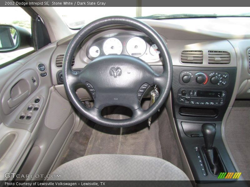 Stone White / Dark Slate Gray 2002 Dodge Intrepid SE