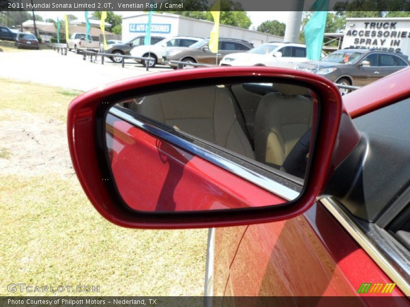 Venetian Red / Camel 2011 Hyundai Sonata Limited 2.0T