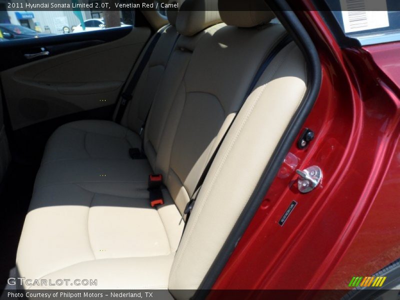 Venetian Red / Camel 2011 Hyundai Sonata Limited 2.0T