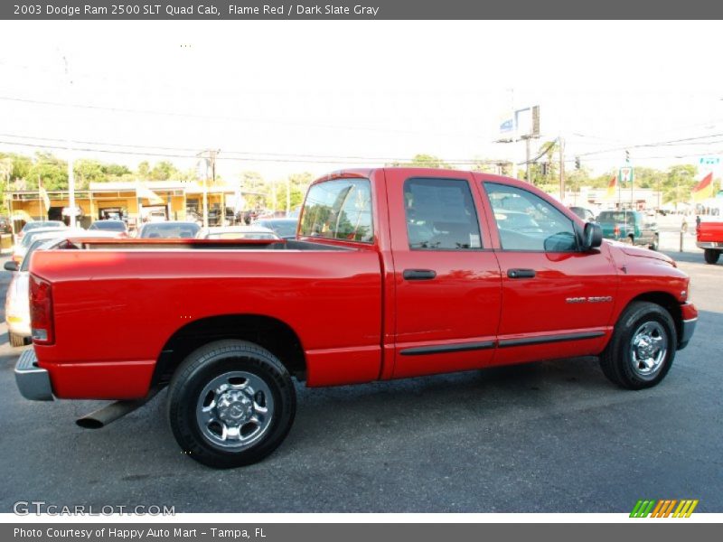 Flame Red / Dark Slate Gray 2003 Dodge Ram 2500 SLT Quad Cab