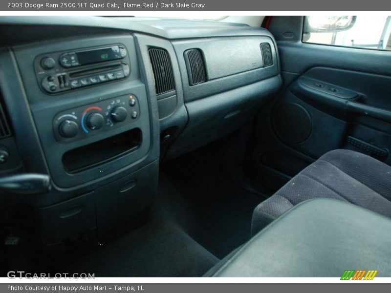 Flame Red / Dark Slate Gray 2003 Dodge Ram 2500 SLT Quad Cab