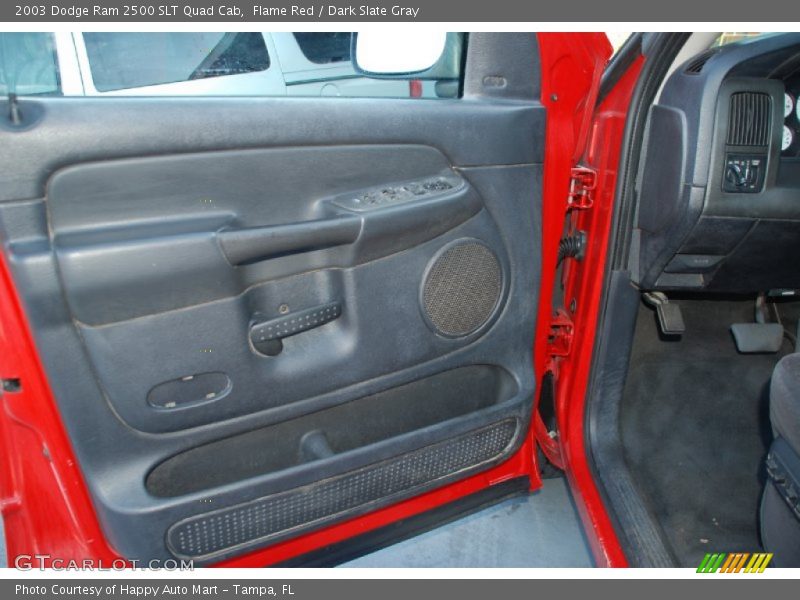 Flame Red / Dark Slate Gray 2003 Dodge Ram 2500 SLT Quad Cab