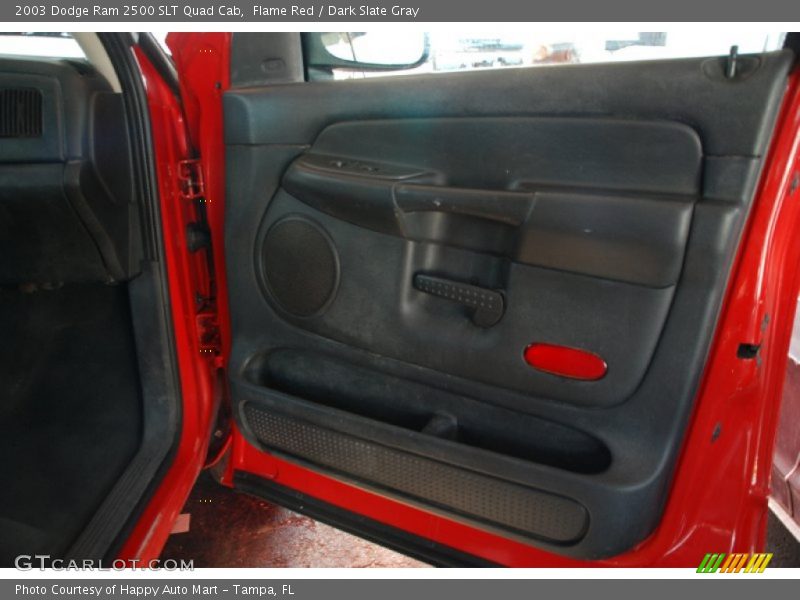 Flame Red / Dark Slate Gray 2003 Dodge Ram 2500 SLT Quad Cab