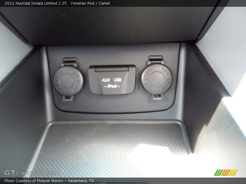 Venetian Red / Camel 2011 Hyundai Sonata Limited 2.0T
