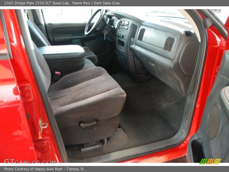 Flame Red / Dark Slate Gray 2003 Dodge Ram 2500 SLT Quad Cab