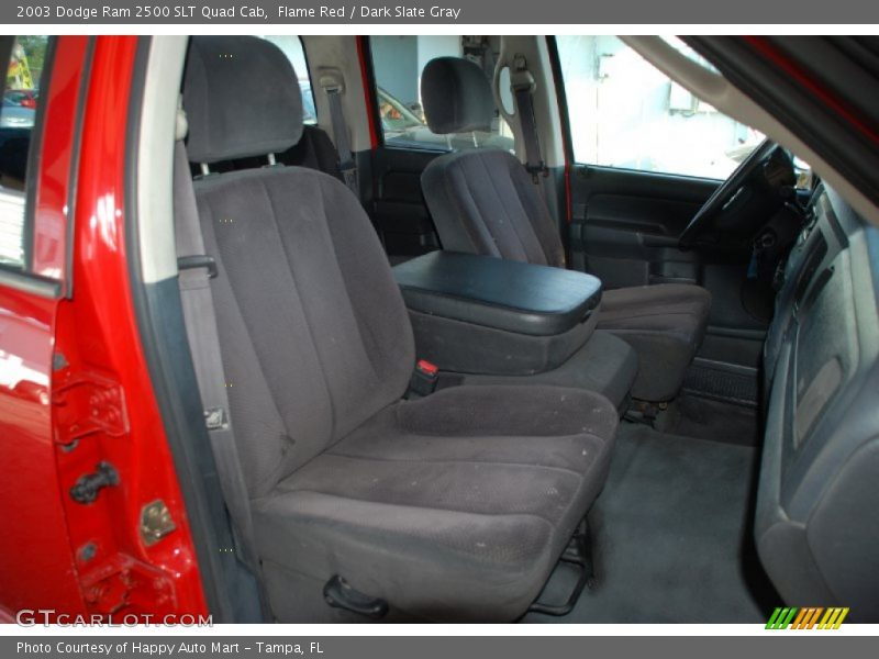 Flame Red / Dark Slate Gray 2003 Dodge Ram 2500 SLT Quad Cab