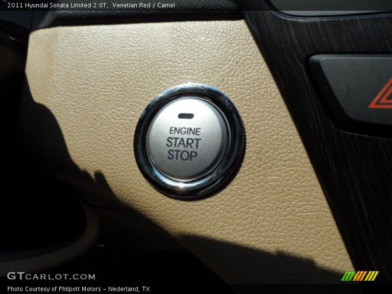 Venetian Red / Camel 2011 Hyundai Sonata Limited 2.0T