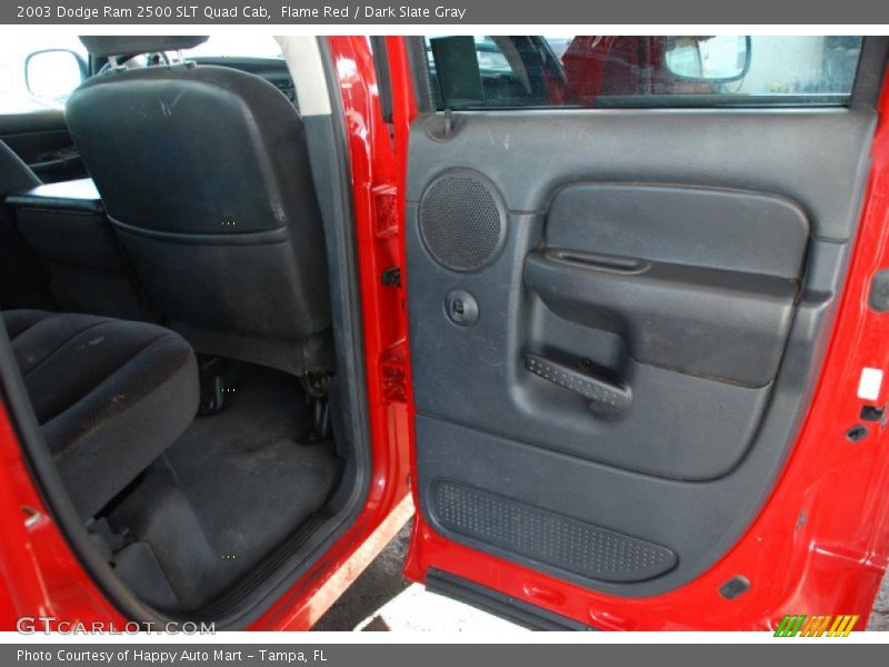 Flame Red / Dark Slate Gray 2003 Dodge Ram 2500 SLT Quad Cab