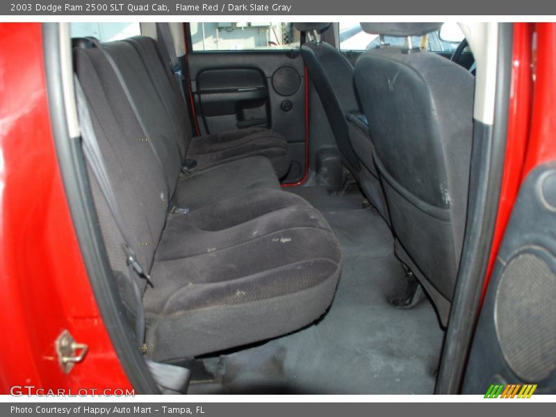 Flame Red / Dark Slate Gray 2003 Dodge Ram 2500 SLT Quad Cab