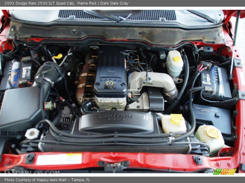  2003 Ram 2500 SLT Quad Cab Engine - 5.9 Liter OHV 24-Valve Cummins Turbo Diesel Inline 6 Cylinder