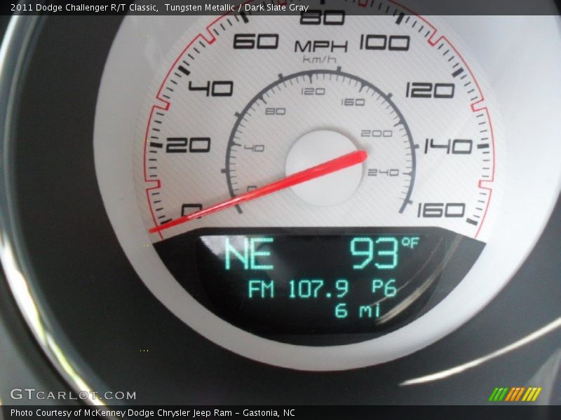 Tungsten Metallic / Dark Slate Gray 2011 Dodge Challenger R/T Classic