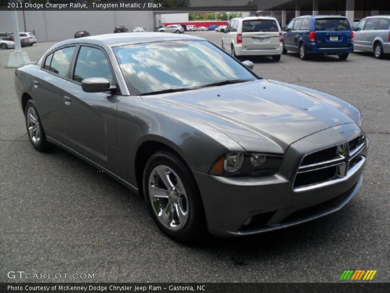 Tungsten Metallic / Black 2011 Dodge Charger Rallye