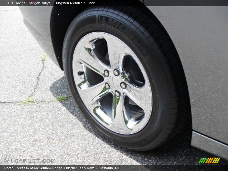 Tungsten Metallic / Black 2011 Dodge Charger Rallye