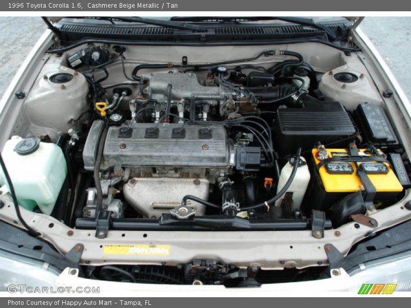  1996 Corolla 1.6 Engine - 1.6 Liter DOHC 16-Valve 4 Cylinder
