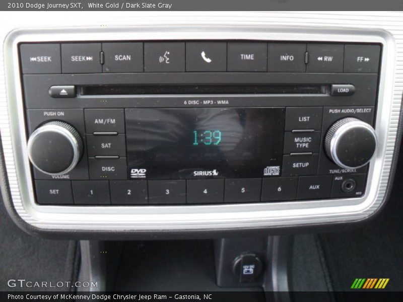 White Gold / Dark Slate Gray 2010 Dodge Journey SXT