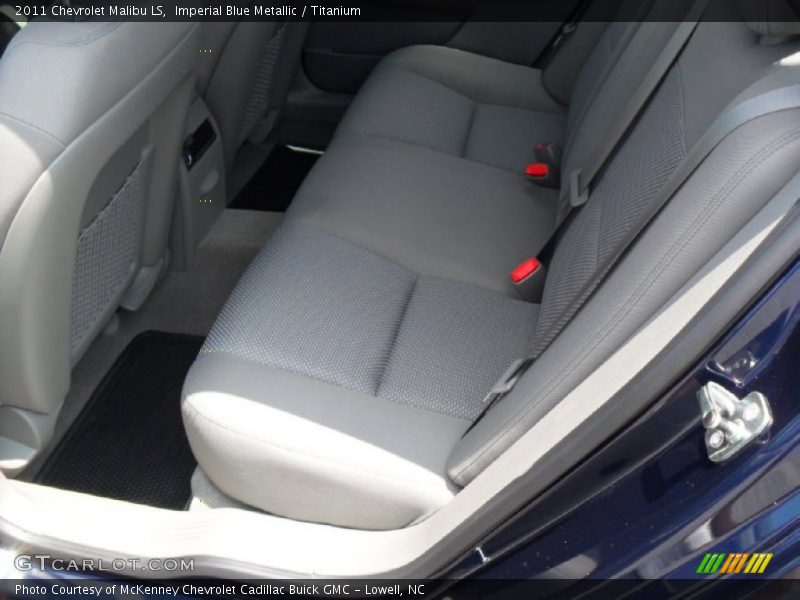 Imperial Blue Metallic / Titanium 2011 Chevrolet Malibu LS