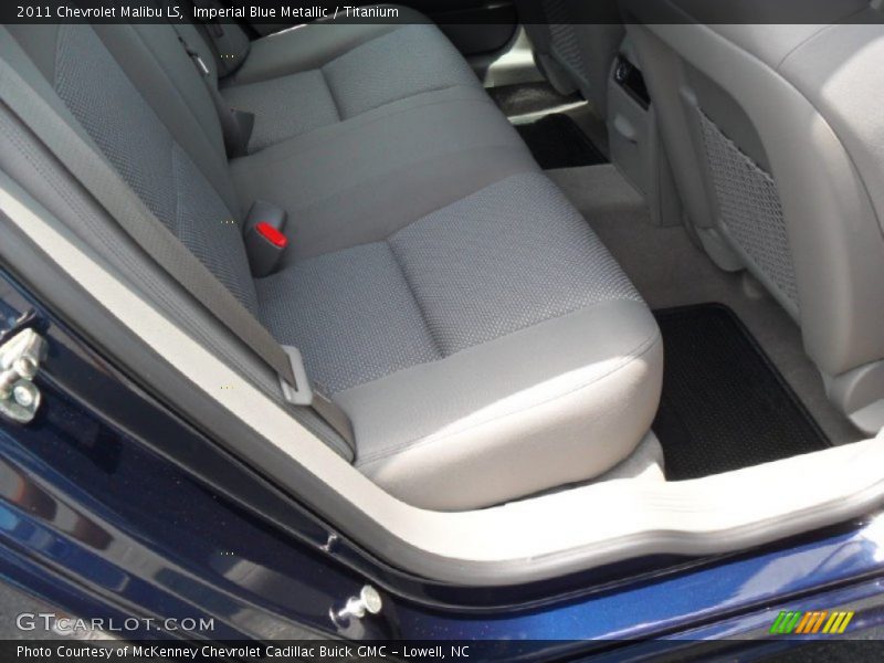 Imperial Blue Metallic / Titanium 2011 Chevrolet Malibu LS