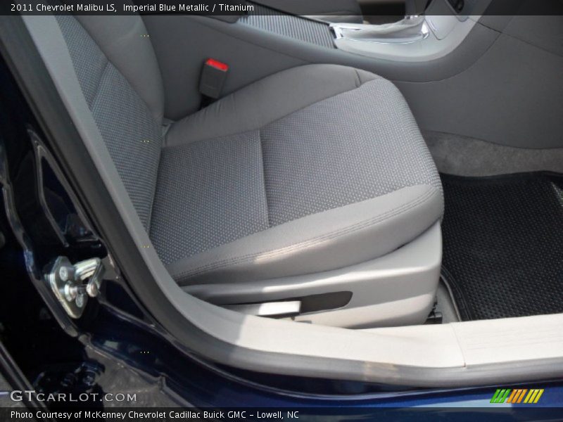 Imperial Blue Metallic / Titanium 2011 Chevrolet Malibu LS