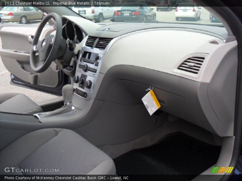 Imperial Blue Metallic / Titanium 2011 Chevrolet Malibu LS