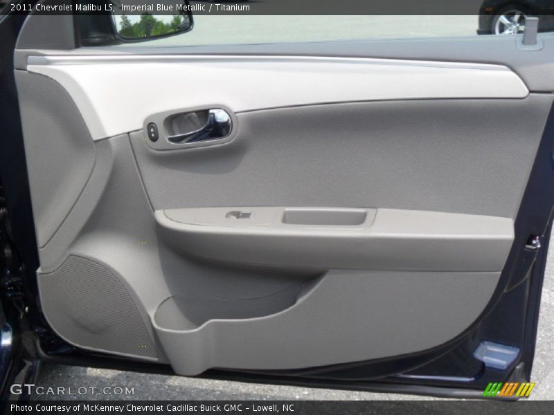 Imperial Blue Metallic / Titanium 2011 Chevrolet Malibu LS