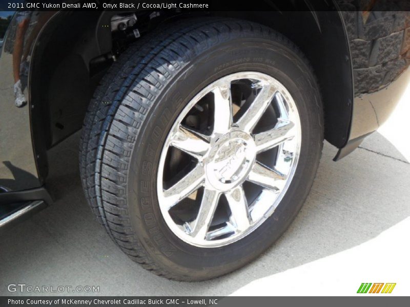 Onyx Black / Cocoa/Light Cashmere 2011 GMC Yukon Denali AWD