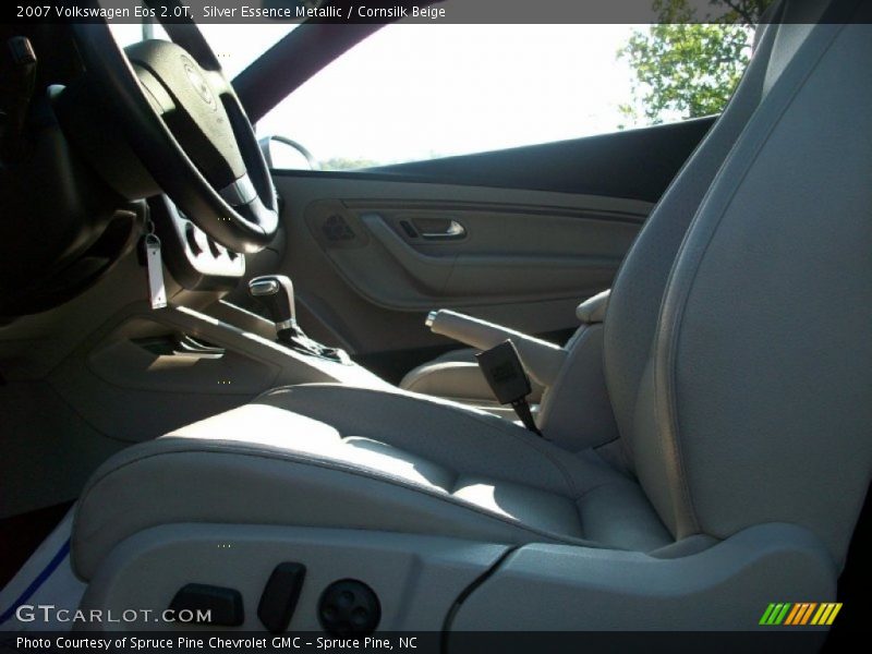 Silver Essence Metallic / Cornsilk Beige 2007 Volkswagen Eos 2.0T