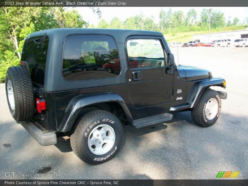 Black Clearcoat / Dark Slate Gray 2003 Jeep Wrangler Sahara 4x4