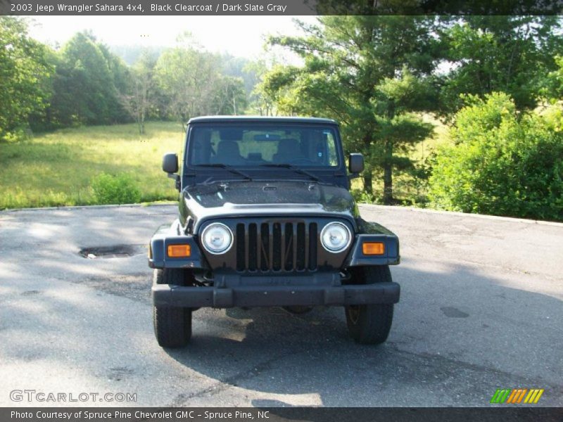 Black Clearcoat / Dark Slate Gray 2003 Jeep Wrangler Sahara 4x4