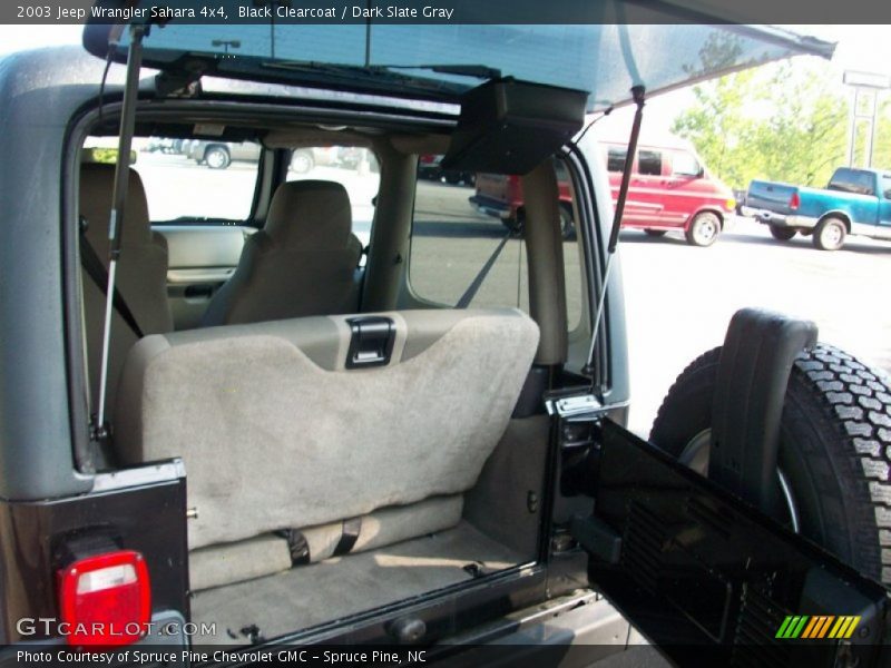 Black Clearcoat / Dark Slate Gray 2003 Jeep Wrangler Sahara 4x4