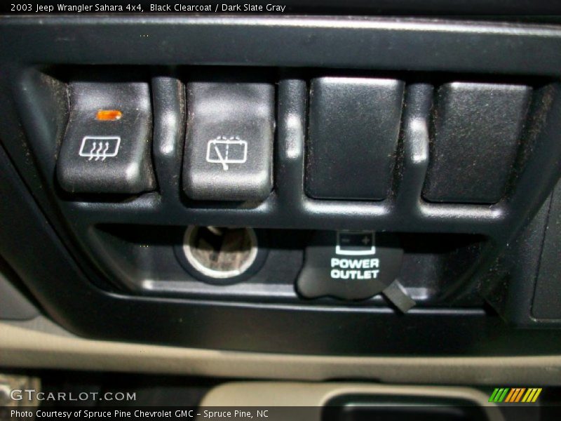 Black Clearcoat / Dark Slate Gray 2003 Jeep Wrangler Sahara 4x4